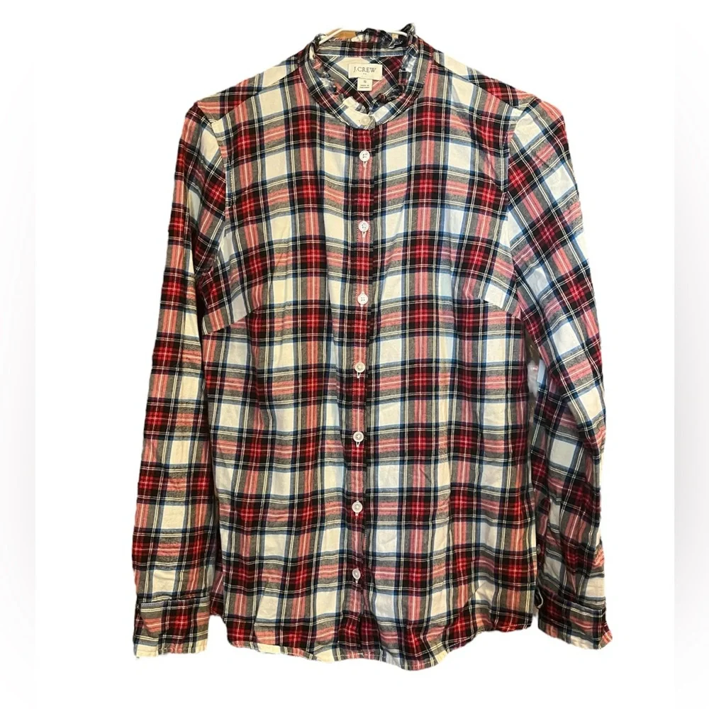 J.Crew plaid flannel shirt